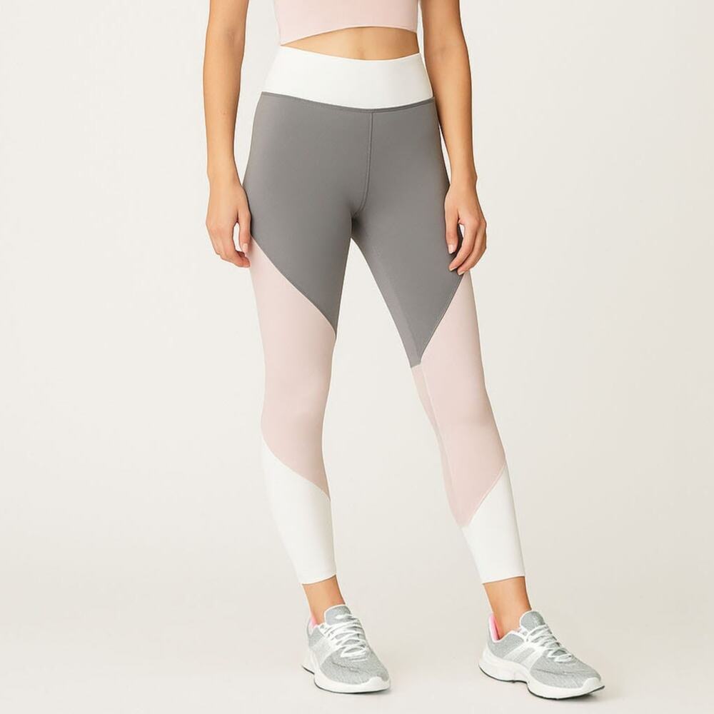 NWT Threads 4 Thought Gray White Pink Sz XS Leggings